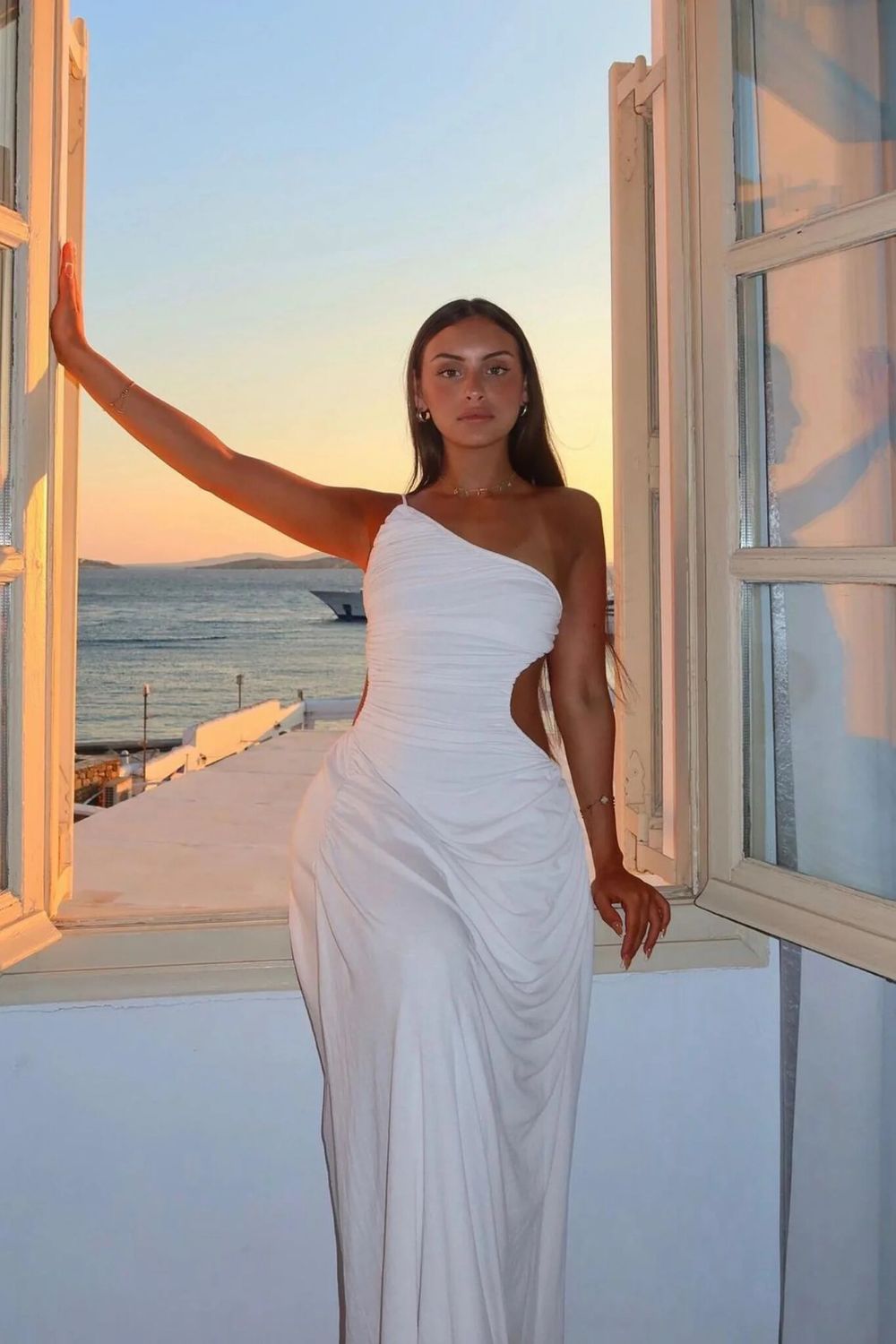 Monaco Maxi Dress - White