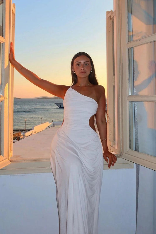 Monaco Maxi Dress - White