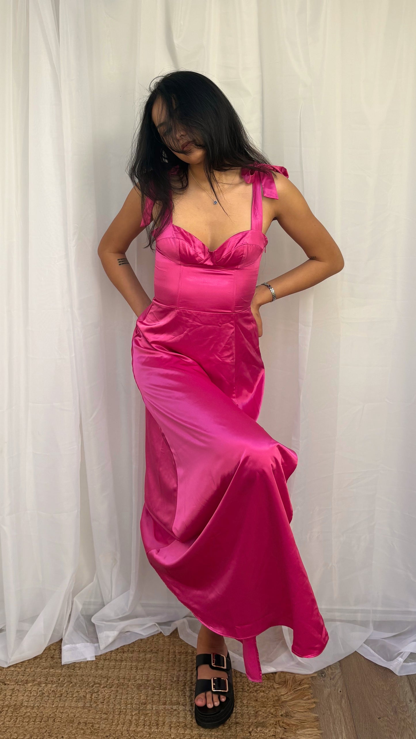 Anastasia Maxi Dress - Pink