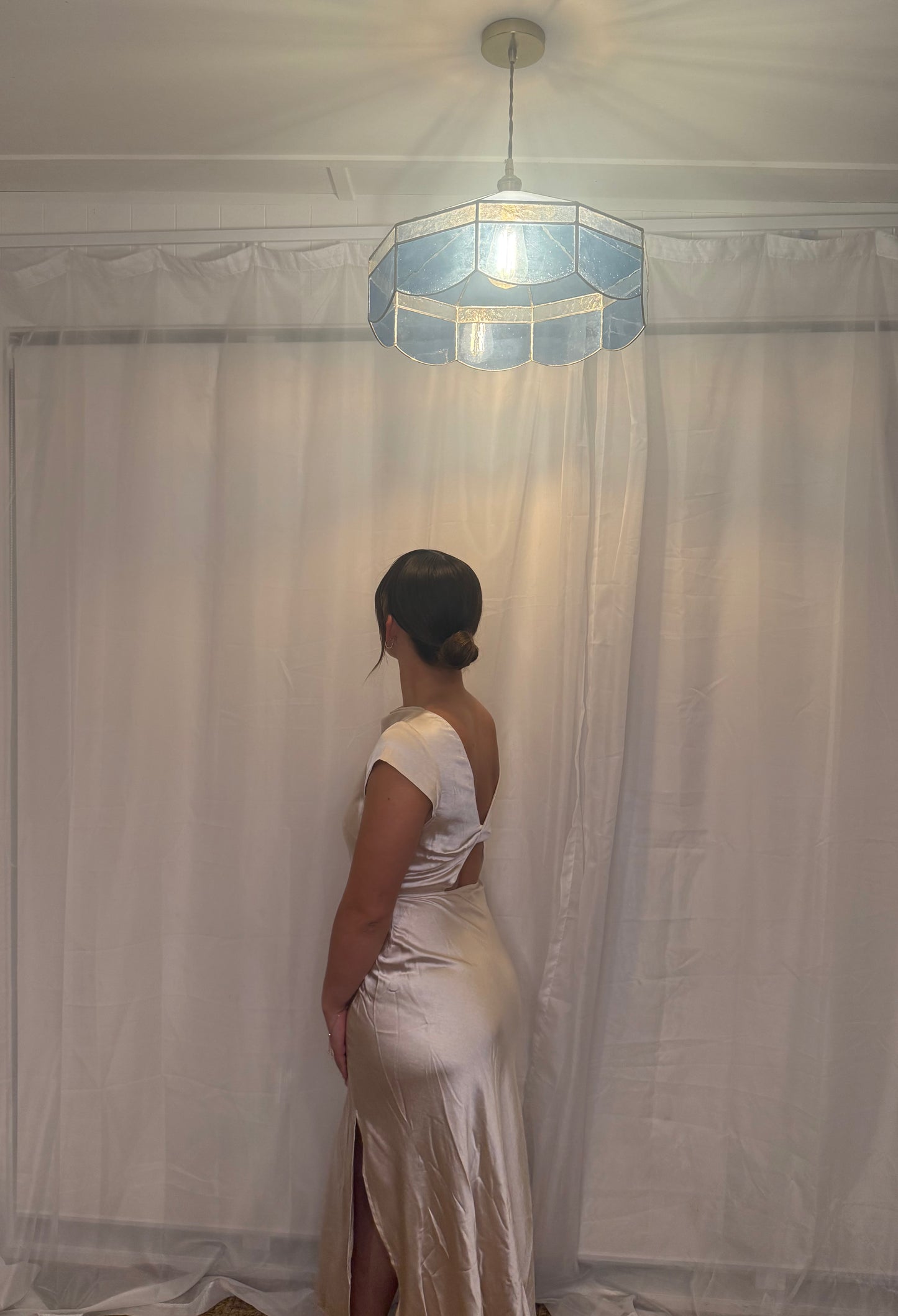 Ivana Midi Dress - Champagne