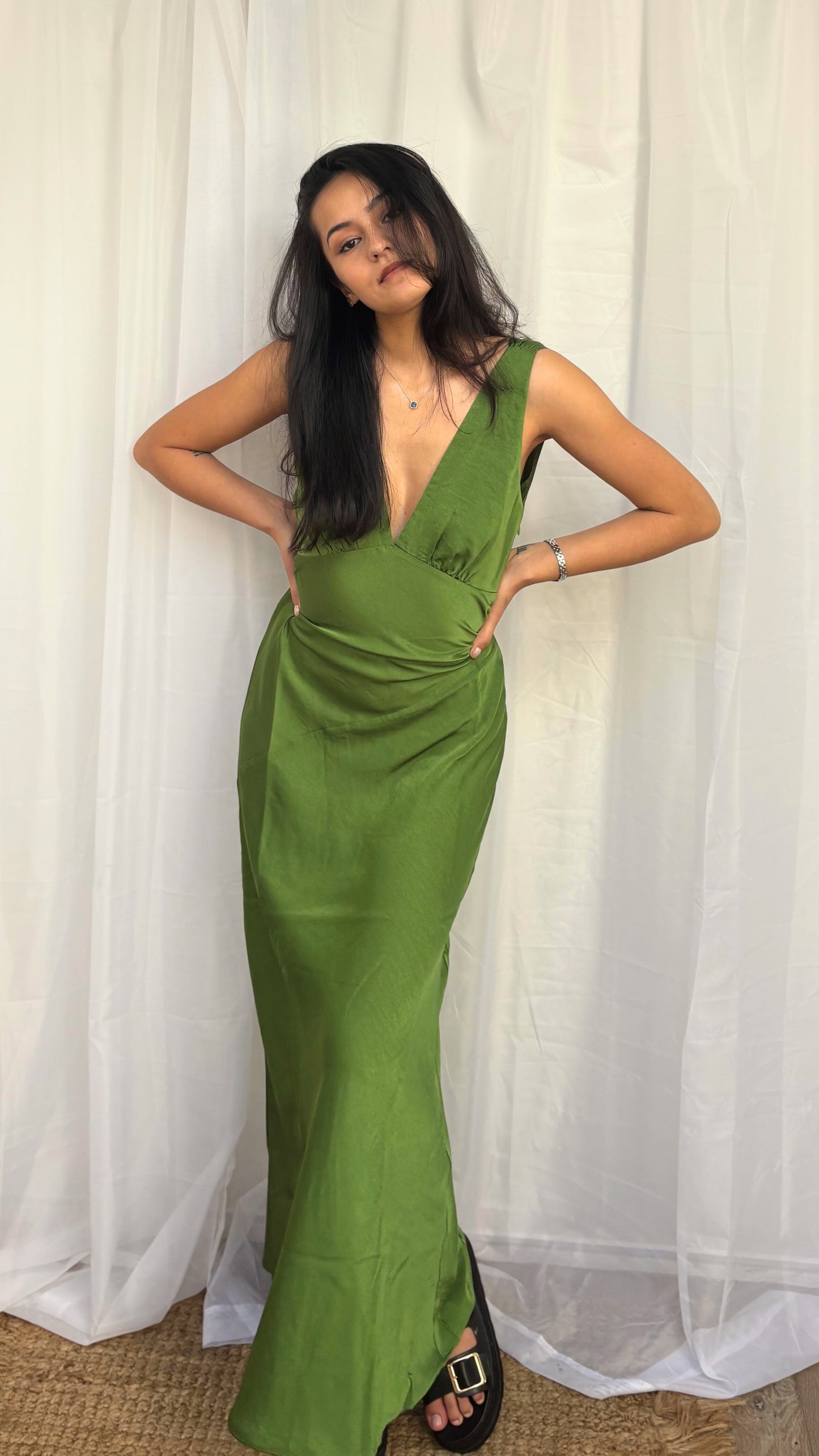 Nardia Maxi Dress - Emerald