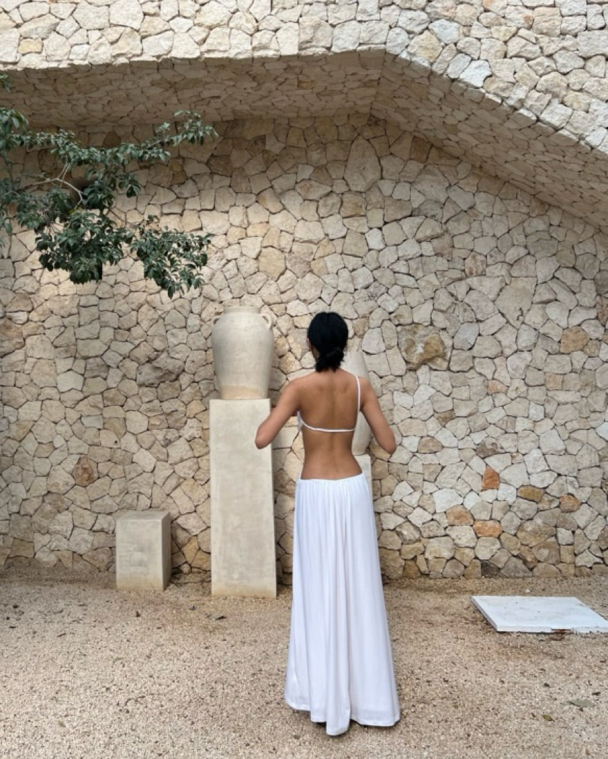 Monaco Maxi Dress - White